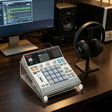 Geekria Audio Sampler Acrylic Desktop Stand, Compatible with Akai Professional MPC Sample Portable Groovebox, Ergonomic Tilt Angle Design for Portable Sampler