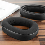 Geekria Comfort Hybrid Velour Replacement Ear Pads for Sennheiser GSP 600, GSP 601 GSP 602, GSP 670, GSP 500 Headphones Ear Cushions, Repair Parts with Video Guide (Black)