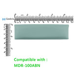 Geekria Protein Leather Headband Pad Compatible with SONY MDR-100ABN, WH-H900N, Headphones Replacement Bands, Headset Headband Cushion Cover Repair Parts (Grayish Green)