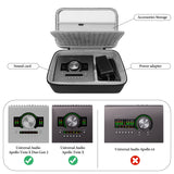 Geekria Audio Interface Carrying Case, Compatible with Universal Audio Apollo Twin X DUO/ Twin X QUAD/ Twin X DUO Gen 2/ Twin X QUAD Gen 2, EVA Hard Shell Travel Bag (Dark Gray)