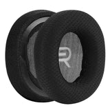 Geekria Comfort Mesh Fabric Replacement Ear Pads for SteelSeries Arctis Nova Pro Wired/ Nova1/ Nova3/ Nova7, Turtle Beach Airlite Fit Wired Headphones, Ear Cushions with Video Guide (Black)