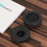 Geekria Comfort Mesh Fabric Replacement Ear Pads for JBL JR300, JR300BT, T450BT, T500BT, Tune 500, Tune 500BT, Tune 510BT, Tune 520BT Headphones, Ear Cushions (Black)