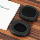 Geekria Replacement Ear Pads Compatible with Dytole TV Wireless Headphones, Headset Earpads, Ear Cups Cover Repair Parts, Easy Installation (Black)