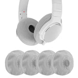 Geekria 2 Pairs Knit Fabric Headphones Ear Covers - Product Safety Certified - Washable & Stretchable Earcup Protectors for On-Ear Headsets, Sweat Pads for Gym, Meeting (Size S / Grey)