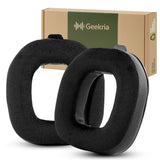Geekria Comfort Hybrid Velour Replacement Ear Pads Compatible with Astro A50 Gen 4 Headphones Ear Cushions, Repair Parts (Black)