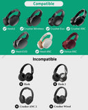 Geekria QuickFit Replacement Ear Pads Compatible with Skullcandy Crusher Wireless/EVO/ANC, Hesh 3/EVO/ANC, Venue ANC Headphones, Ear Cushions (MC Grass)