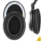 Geekria QuickFit Replacement Ear Pads for Audio-Technica ATH-ANC7, ANC9 Headphones, Ear Cushions (Black)