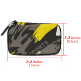 Geekria Shield Sports Earbuds Pouch, Earbuds Protective Case, In-Ear Headphones Travel Bag Compatible with Sony Walkman, Bose SoundSport, JBL EnduranceRUN, Plantronics, Sephia (Brown)