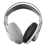 Geekria 2 Pairs Flex Fabric Headphones Ear Covers - Product Safety Certified - Washable & Stretchable Earcup Protectors for Large Over-Ear Headsets, Sweat Pads for Gaming (Size L / Grey)