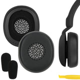 Geekria QuickFit Replacement Ear Pads Compatible with Jabra Evolve 10 Wired Headphones Ear Cushions (Black)