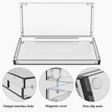 Geekria Audio Sampler Acrylic Protective Case / Dust cover, Compatible with Ableton Move, Magnetic Opening and Closing Design (transparent)