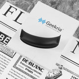 Geekria Protein Leather Headband Pad Compatible with HyperX Cloud Orbit S, Headphones Replacement Band, Headset Head Top Cushion Cover Repair Part (Black)
