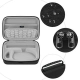 Geekria Mouse Hard Shell Case, Compatible with Razer DeathAdder V4 Pro/DeathAdder V3 Pro/DeathAdder V3 Wireless/Viper V4 Pro Travel Carrying Bag (Dark Gray)