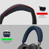 Geekria Headband Pad Compatible with Bowers & Wilkins Px8/Px7 S3/Px7 S2/Px7 S2e (Not Compatible with Px7) Headphones, Replacement Band Repair Part (Blue)