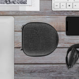 Geekria Shield Headphones Case for Foldable Over-Ear Headphones, Hard Shell Travel Carrying Bag, Compatible with JLab, Bose, V-MODA, Marshall Headsets (Dark Grey)