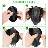 Geekria Velour Headband Pressure Relief Pad Compatible with AKG K701, SONY MDR-7506, AUNE AR5000, HIFIMAN Arya, Lightspeed Zulu 3 and Lightspeed Sierra, Bose A20 X A10 Headphones ( Black )