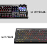 Geekria Clear Acrylic Keyboard Dust Cover Compatible with Corsair Galleon 100 SD, Keyboard Protector