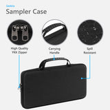 Geekria Hard Shell Travel Case Compatible with Yamaha SEQTRAK Mobile Music Ideastation, Audio Sampler Carrying Bag (Dark Gray)