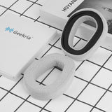 Geekria Linen Replacement Ear Pads Compatible with Logitech G321, G430 Headphones, Comfort-Fit Easy Installation Ear Cushions, Headset Earpads, Ear Cups Cover Repair Parts (Gray)