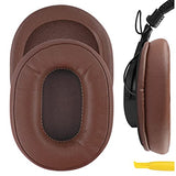 Geekria Replacement Ear Pads for SONY MDR-7506, MDR-V6, MDR-V7, MDR-CD900ST Headphones Ear Cushions, Repair Parts (Brown)