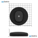 Geekria Comfort Mesh Fabric Replacement Ear Pads for Audeze Maxwell Headphones Ear Cushions, Repair Parts (Black)