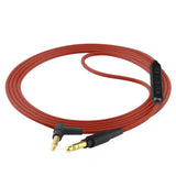 Geekria Audio Cable with Mic Compatible with Bose QC Ultra/SE/45/35 II, SoundTrue Around-Ear II, NC 700, 2.5mm Replacement Stereo Cord with Inline Microphone (4 ft/1.2 m)