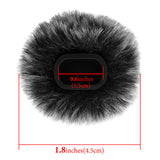 Geekria for Creators Furry Windscreen for Lark A1, Compatible with Hollyland Lark A1 Wireless Mic, Mic DeadCat Wind Cover Muff, Fluff Cover Windshield, Wind Noise Reduction (Grey / 2 Pack)
