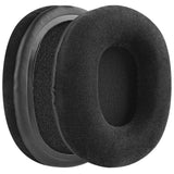 Geekria Comfort Velour Replacement Ear Pads for SONY MDR-7506, MDR-V6, MDR-V7, MDR-CD900ST Headphones Ear Cushions, Repair Parts (Black)