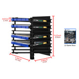 Geekria Foldable Games Card Disk Stand Storage Bracket Compatible with PS4, PS5, Nintendo Switch, Xbox Series, Xbox One, CD, DVDs, Movie Discs