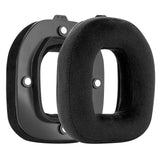 Geekria Comfort Velour Replacement Ear Pads for Astro A40 TR Headphones Ear Cushions, Repair Parts (Black)