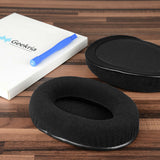Geekria Comfort Velour Replacement Ear Pads for Sennheiser HD 280/ HD 280-Pro/ HD 281, HMD 280/ HMD 281 Headphones Ear Cushions, Repair Parts (Black)