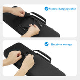 Geekria Full Size Keyboard Hard Shell Case, Compatible with Keychron K10 HE /K10 Max/Q6 HE/V6, Redragon K668/K689/K556 PRO, AULA F108 PRO, Travel Carrying Bag for 104 Key Computer Keyboard