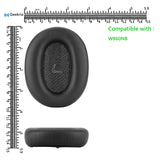 Geekria QuickFit Replacement Ear Pads for Edifier W860NB Headphones Ear Cushions, Repair Parts (Black)