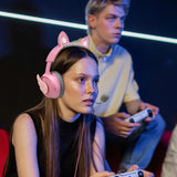 Geekria Angel Wings Decorative for Headphones, Diy Decoration Accessories Easy Install, No Tool Needed ( Pink/1 Pair )