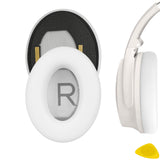 Geekria Replacement Ear Pads for Bose New QuietComfort, QC 45/ 35II/ 35IIGaming/ 35/ 25/ 15/ SE, AE 2/2i/2w, SoundTrue, SoundLink AE2 Headphones, with Video Guide (White Smoke)