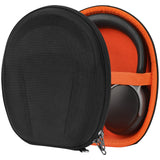 Geekria Shield Headphones Case Compatible with Bose QC Ultra, QC45, 700, QC35Gaming, QC35 II, Replacement Protective Hard Shell Travel Carrying Bag with Cable Storage (Black)