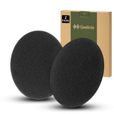Geekria Comfort Foam Replacement Ear Pads Compatible with Logitech OEM PC 860 Stereo Headphones, Ear Cushions (2 Pairs/ Black)