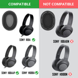 Geekria QuickFit Replacement Ear Pads for Sony MDR-100A MDR-100AAP MDR-H600A Headphones Ear Cushions, Headset Earpads, Ear Cups Cover Repair Parts (Bordeaux Red)