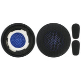 Geekria Comfort Mesh Fabric Replacement Ear Pads for Anker Powerconf H700, H500 Headphones Ear Cushions, Repair Parts ( Fabric Black)