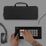 Geekria Hard Shell Travel Carrying Case, EVA Protective Bag Compatible with Ableton Move (Dark Gray)