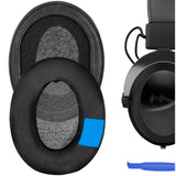 Geekria Sport Extra Thick Cooling Gel Replacement Ear Pads for HyperX Cloud III, Cloud 3, Cloud II, 2, Mix, Alpha, Cloud Flight, Stinger, Revolver S Headphones Ear Cushions Headset Earpads (Black)