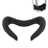 Geekria VR Silicone Face Pad Cover Compatible with Meta Quest 3, Washable Lightproof Anti-Leakage Cushion Pad Mask, VR Headset Face Shield (Black)