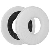 Geekria QuickFit Leatherette Replacement Ear Pads for Sony MDR-V150 V200 V250 V300 V400 ZX100 ZX110 ZX110NC ZX220BT ZX300 ZX310 ZX330BT Headphones Ear Cushions, Headset Earpads (White)