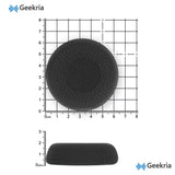 Geekria Comfort Mesh Fabric Replacement Ear Pads for Jabra Evolve 75/ 75UC/ 75+/ 75MS (Not fit for Jabra Evolve2 75 PC Wireless) Headphones, Ear Cushions (Black)