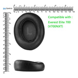 Geekria Elite Sheepskin Replacement Ear Pads for JBL Everest Elite 700, V700NXT Headphones Ear Cushions, Repair Parts (Black)