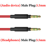 Geekria Audio Cable Compatible with Beats Studio Pro/3/2, Solo 4/3/2, Mixr, Pro Headphones, 1/8" (3.5mm) to 3.5mm Aux Replacement Stereo Cord (4 ft/1.2 m)