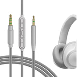 Geekria Audio Cable with Mic Compatible with JBL Tune 770NC 700BT, Live 770NC 660NC Headphones Cable, 2.5mm to 3.5mm Replacement Stereo Cord with Inline Microphone and Volume Control (4 ft/1.2 m)