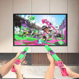 Geekria Game Gun Compatible with Nintendo Switch/OLED Joy-Cons Grip, Fit for Splatoon, Resident Evil, Juarez, Sniper Elite, Wolfenstein, Hunting Simulator Type Shooting Gaming Accessories
