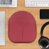Geekria Shield Headphones Case Compatible with JBL TUNE 760NC, TUNE 750NC, TUNE 720BT, Live 770NC, Replacement Hard Shell Travel Carrying Bag with Cable Storage (Red)