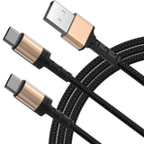 Geekria Fast Charging USB to Dual Type-C Y Splitter Charger Cable Compatible with PlayStation 5, Xbox Series X, Series S, Suitable for PS5 Dual Sense Controller (6.5ft/200cm)